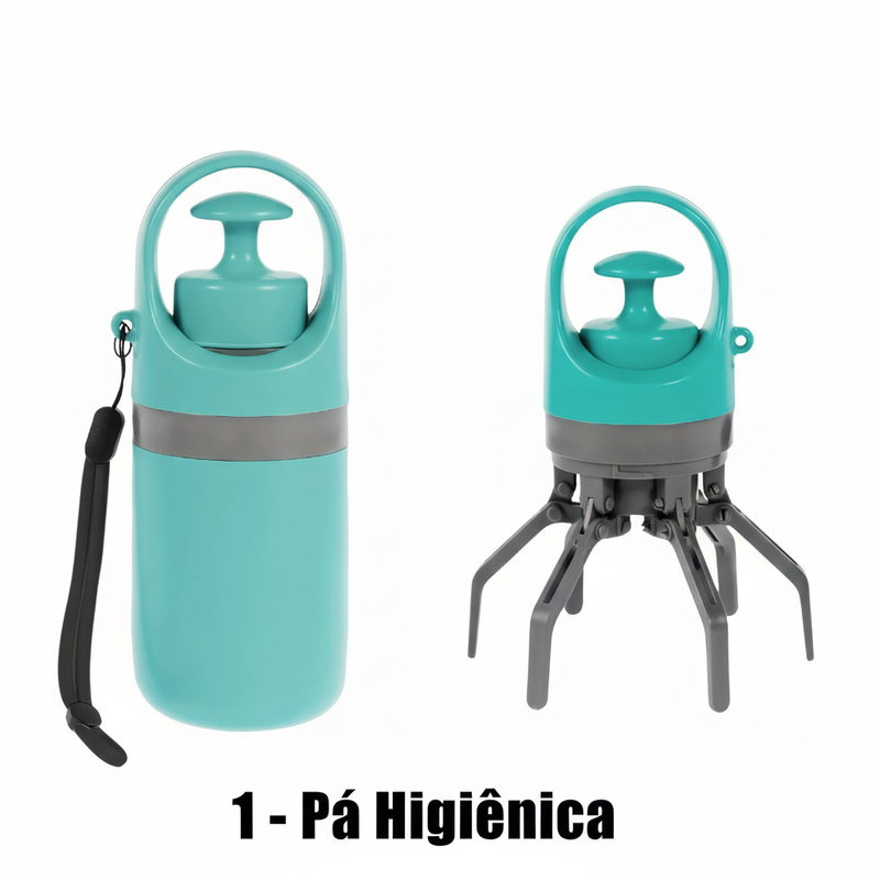 Pá Higiênica Cata Caca com Garras para Pets – Coleta Sem Sujeira e Sem Toque