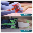 SonoLeve™ – Travesseiro de Joelho Anatômico em Memory Foam