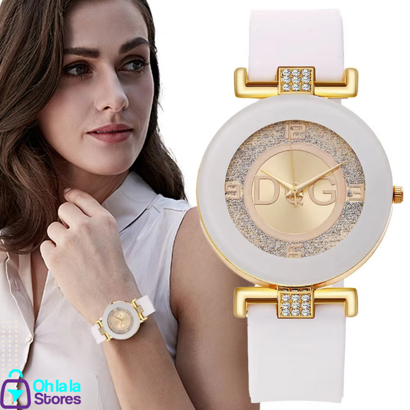 Relógio Feminino Clássico Elegante D&G Luxúria Premium
