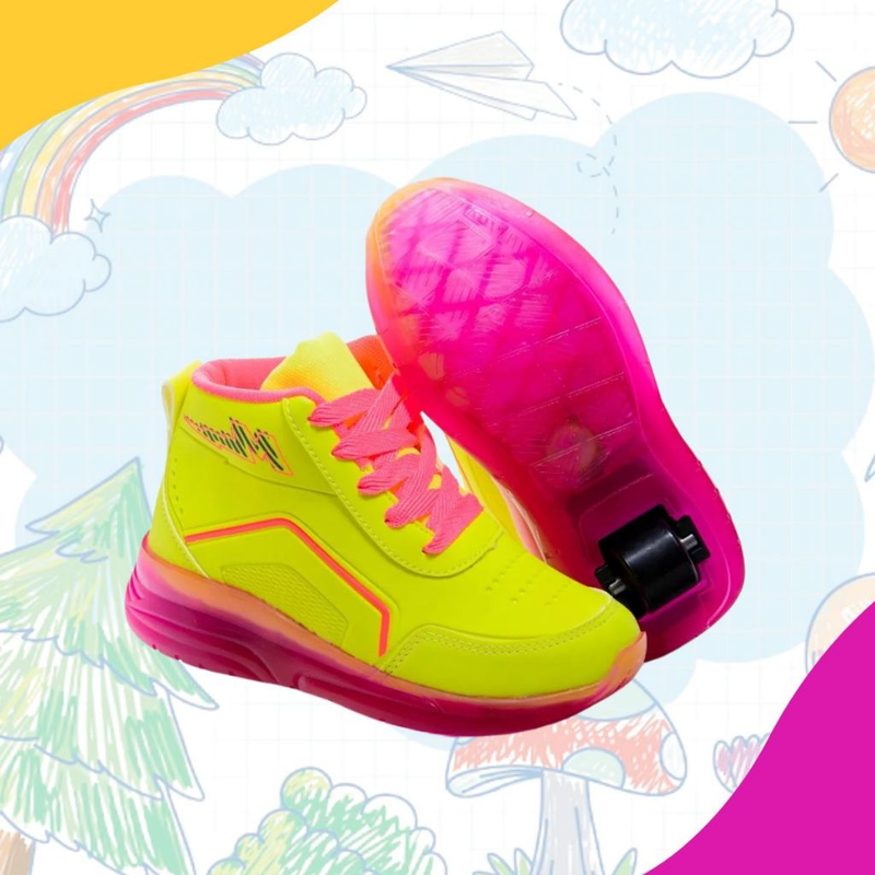 tênis infantil estilo heelys