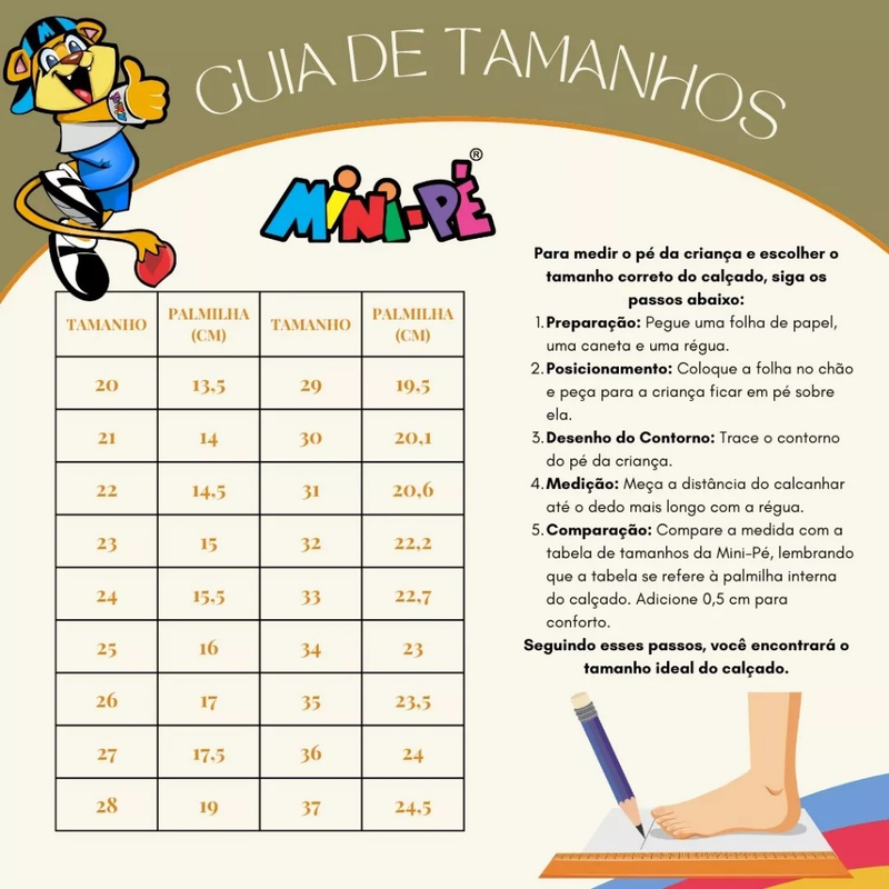 calçado infantil com luz e rodas