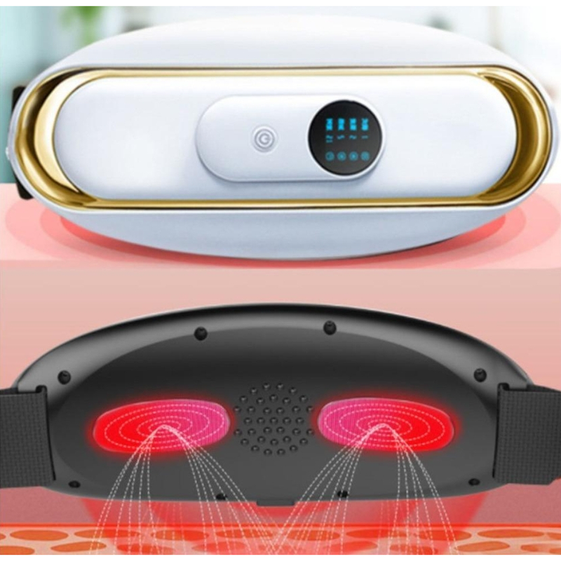 Cinto De Emagrecimento Elétrico Máquina Terapia Infravermelho Promover Digestão Vibração Abdominal Massageador