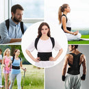 Corretor Postural Ajustável com Suporte Lombar para Corrigir a Postura
