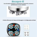 Massageador Capilar Elétrico Recarregável para Massagem do Couro Cabeludo