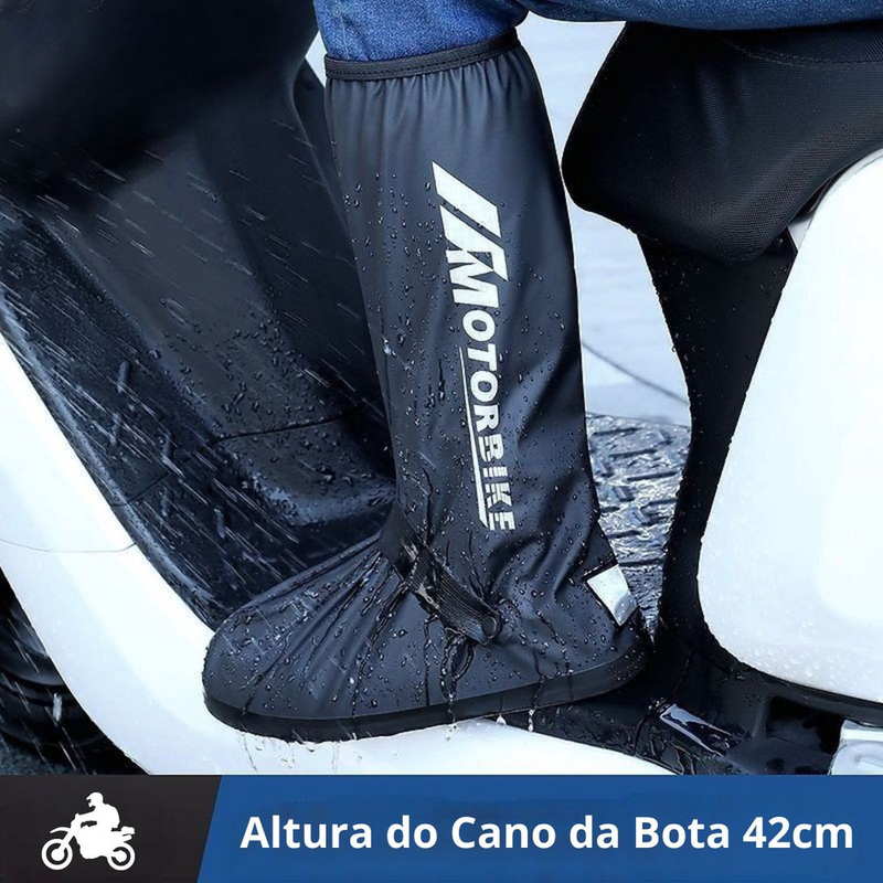 Capa de Chuva Impermeável para Calçados Motoqueiro – Proteção Total Contra Chuva