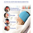 Touca de Terapia Térmica em Gel Quente e Fria para Relaxamento e Conforto
