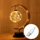 Abajur noturno para quem valoriza estilo rústico e quer um toque natural na decoração com estrutura de ferro e design trançado