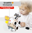 Brinquedo Educativo Cubo 6 em 1 - Ideal para Crianças a Partir de 1 Ano - Desenvolve Habilidades Motoras e Cognitivas