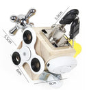 Brinquedo Educativo Cubo 6 em 1 - Ideal para Crianças a Partir de 1 Ano - Desenvolve Habilidades Motoras e Cognitivas