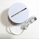 Luminária LED criativa para quem ama ambientes aconchegantes - Ideal para presente e decoração com efeito 3D em base acrílica