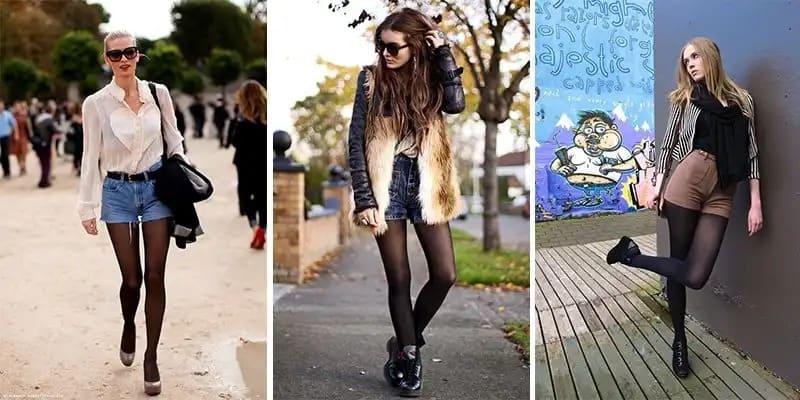 Meia Calça Quente Feminina de Lã com Design Translúcido e Alta Elasticidade