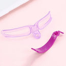 Molde Sobrancelha 8 em 1 para Profissionais e Amantes de Maquiagem, Design Preciso com 8 Estilos, Kit Completo com Suporte e Alça