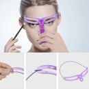 Molde Sobrancelha 8 em 1 para Profissionais e Amantes de Maquiagem, Design Preciso com 8 Estilos, Kit Completo com Suporte e Alça