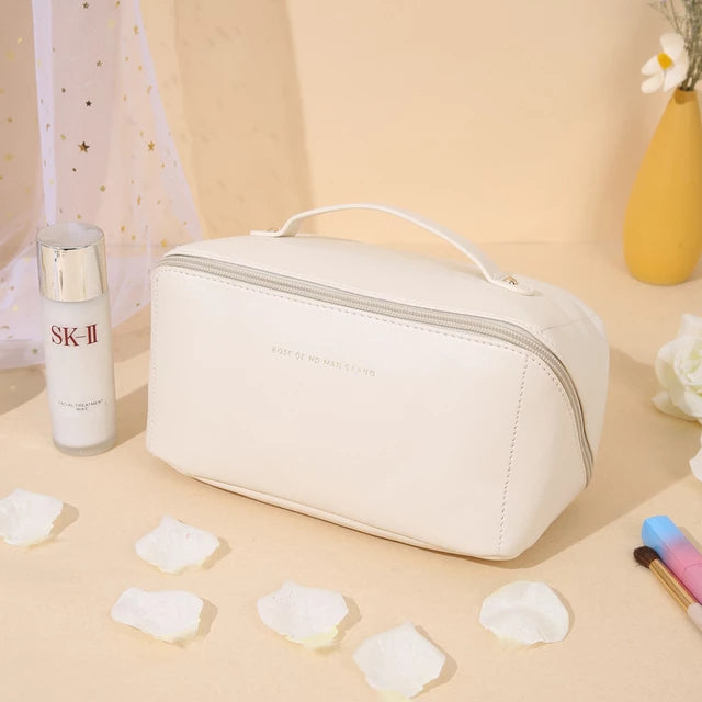 Necessaire Organizadora Feminina Linda Mulher - Ideal para Maquiagens e Itens Pessoais - Design Dobrável com 6 Compartimentos e Proteção Térmica