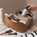 Necessaire Organizadora Feminina Linda Mulher - Ideal para Maquiagens e Itens Pessoais - Design Dobrável com 6 Compartimentos e Proteção Térmica
