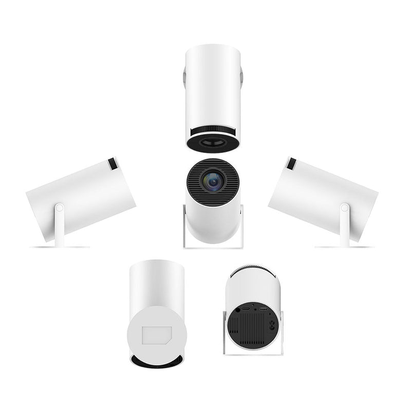 Projetor Portátil Cubic Ultra 4K: Cinema em Casa com Wi-Fi e Android para Entretenimento Completo