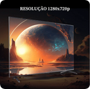 Projetor Portátil Cubic Ultra 4K: Cinema em Casa com Wi-Fi e Android para Entretenimento Completo