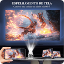 Projetor Portátil Cubic Ultra 4K: Cinema em Casa com Wi-Fi e Android para Entretenimento Completo