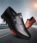 Sapatênis Masculino em Couro com Solado Ortoflex – Caminhe com Conforto