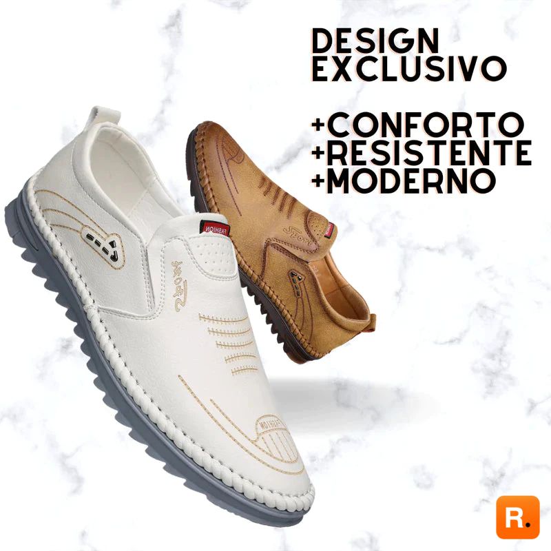 Sapato Mocassim Italian® + Frete Grátis HOJE + Brinde