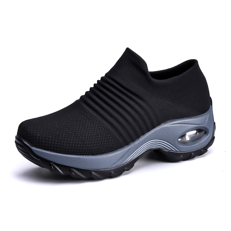 Tênis Confort Run para Caminhada - Solução Confortável para Atividades Diárias - Cabedal Sem Costuras com Salto de 5 cm e Amortecimento Superior